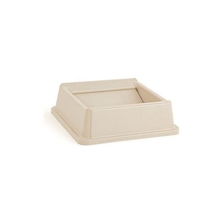 Rubbermaid Commercial Lid For 35 & 50 Gallon Square Rubbermaid Waste Receptacles - Beige FG266400BEIG